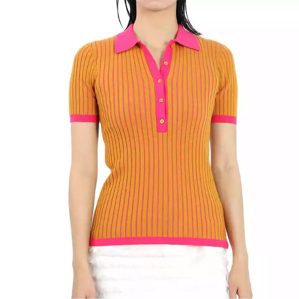 Woman Burberry cashmere+silk Polo